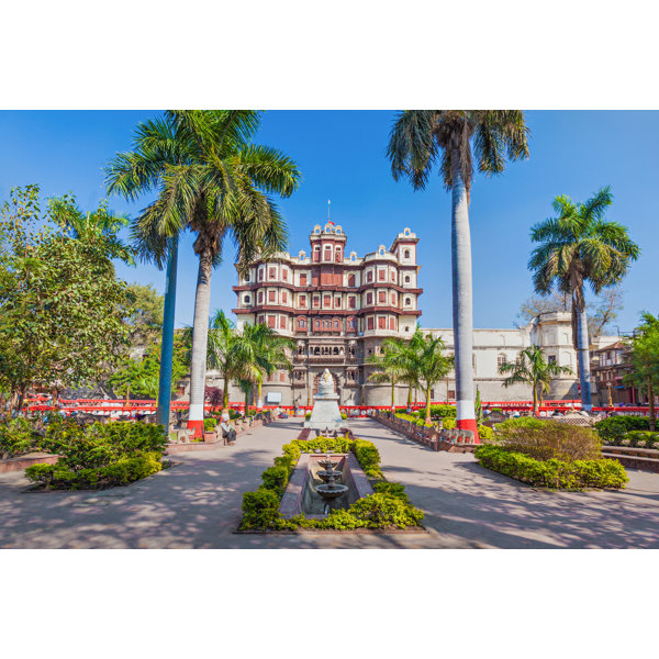 Bay Isle Home Rajwada Palace, Indore Wrapped Canvas Photograph Wayfair